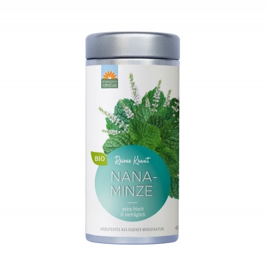 Bio-Kräutertee Teedose Nanaminze