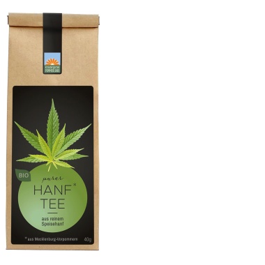 Bio-Kräutertee Purer Hanftee Papiertüte