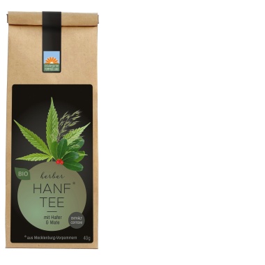 Bio-Kräutertee Herber Hanftee Papiertüte