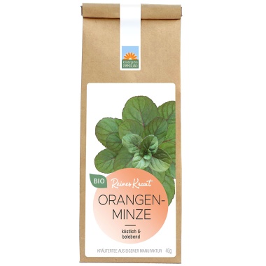 Bio-Kräutertee Orangenminze Papiertüte