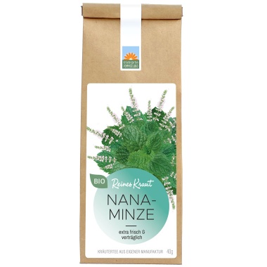 Bio-Kräutertee Nanaminze Papiertüte